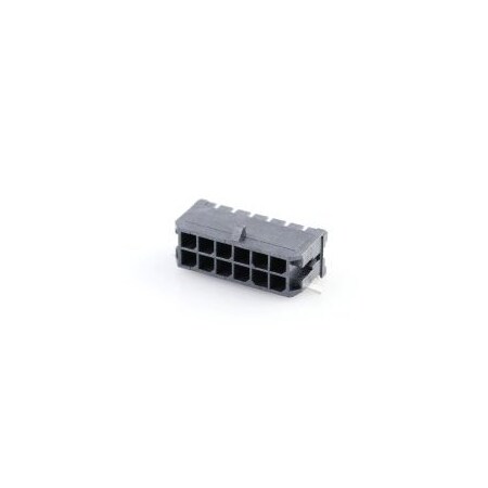 Molex Microfit 3.0 RA SMT/Nail DR 15Au 12 Ckt 43045-1210